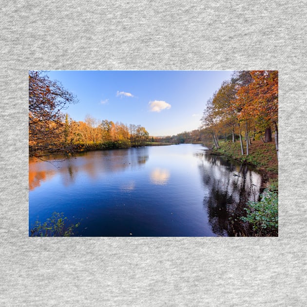 Lake in Autumn on a Sunny Day by GrahamPrentice